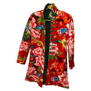 Quilted Cotton india Military sgt peppers reversible cotton coat jkt L